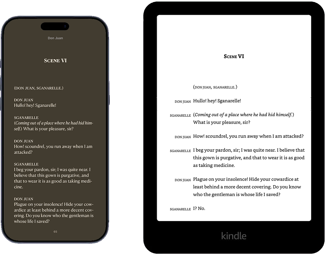 Longhouse press books displayed on multiple devices